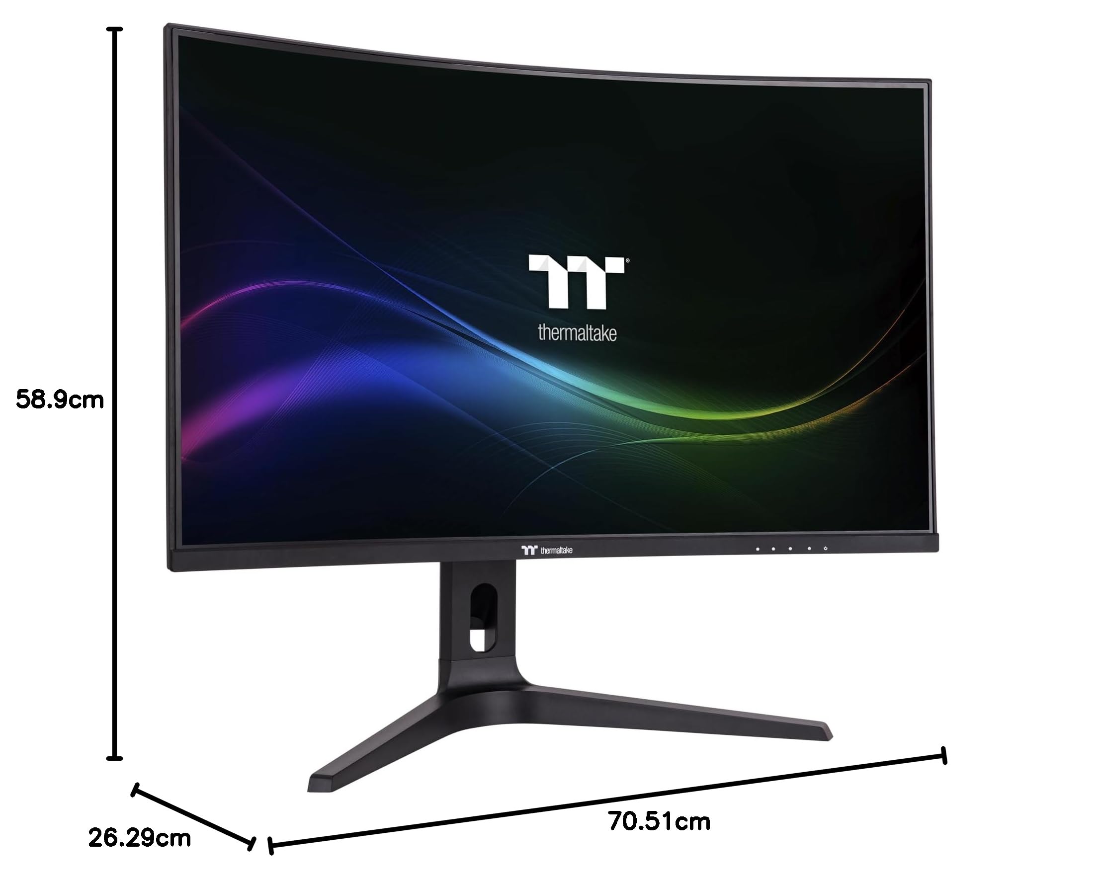 Thermaltake 32" Curved Gaming Monitor | QHD (2560x1440) | 165Hz | AMD FreeSync Premium/G-SYNC Compatible