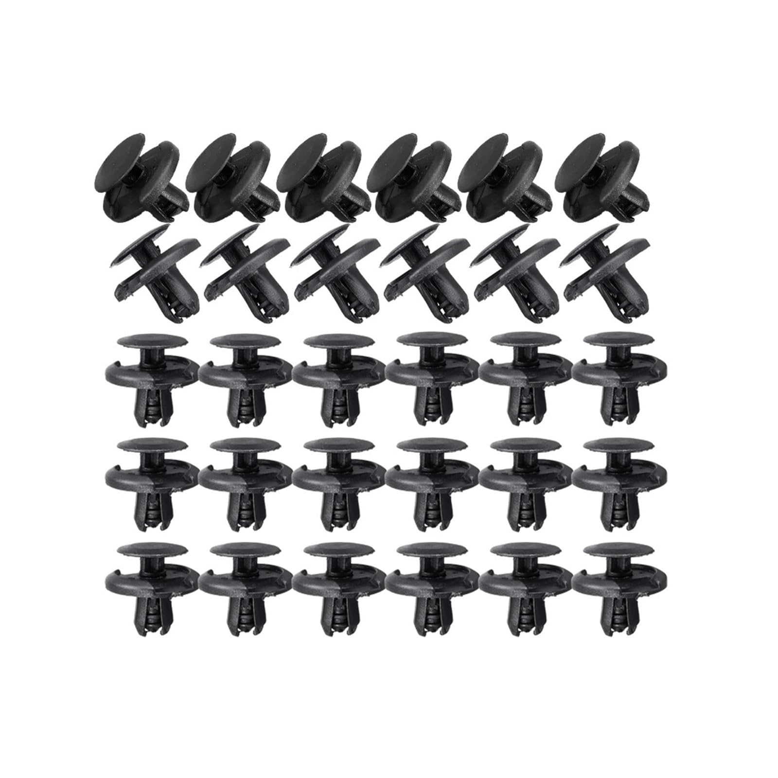 KXFVYNE 30pcs 7mm Car Fenders Rivet Fastener Clips Compatible Grand Vitara SX4 Swift X-90 XL-7 09409-07332 90467-07164