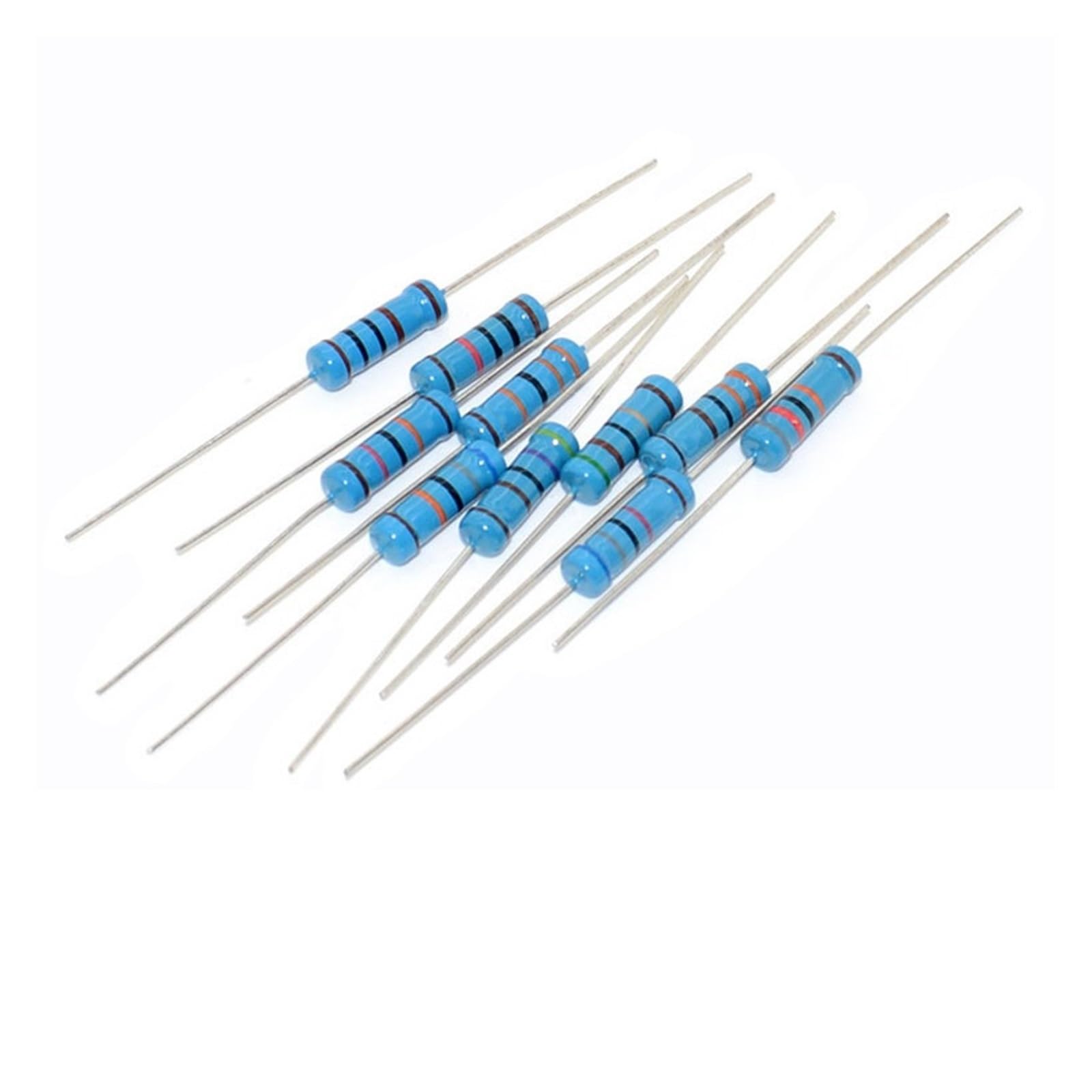 10pcs 3W Metal Film Resistor Four-Color Ring 0.1R 0.12R 0.15R 0.18R 0.22R 0.25R 0.27R 0.33R 0.1 0.12 0.15 0.18 Ohm Resistance(3W 510K 10pcs)