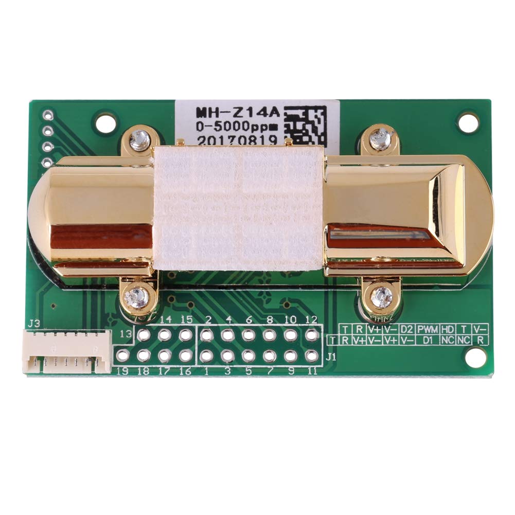 NDIR-Kohlendioxid-CO2-Sensormodul MH-Z14A, Hohe Empfindlichkeit, Temperaturkompensation für Heizung, Kühlgeräte, Smart Home und Schule