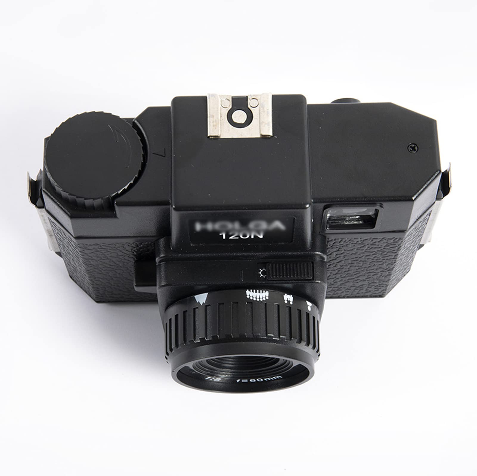 120N Nero della Macchina Fotografica - Fotocamera a Pellicola Manuale Portatile - Obiettivo in plastica 60mm
