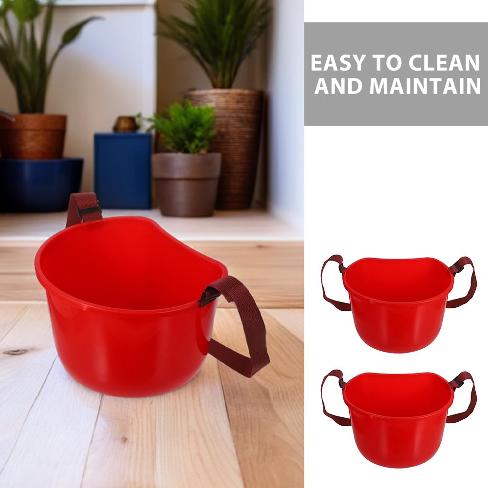 Cesta para Recoger Verduras 2 Piezas de Plástico con Correa Ajustable