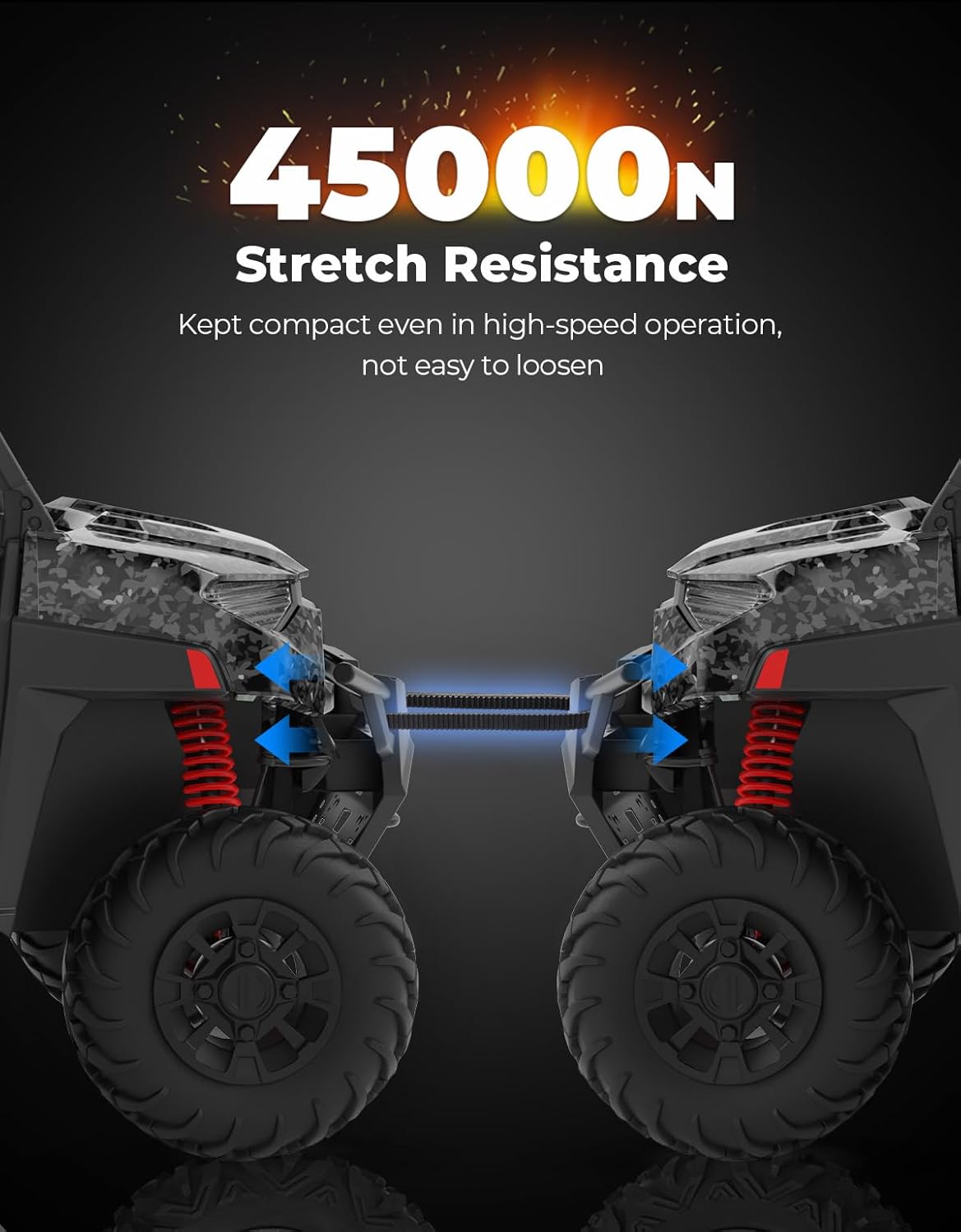 KEMIMOTO 3211218 CVT Drive Belt Compatible with Polaris Ranger 1000/Crew 1000 2020+, Ranger SP 570/Crew 570 SP 2022+, Heavy Duty UTV Drive Belt Replacement for 3211218 (Not for XP 1000/Full-Size 570)