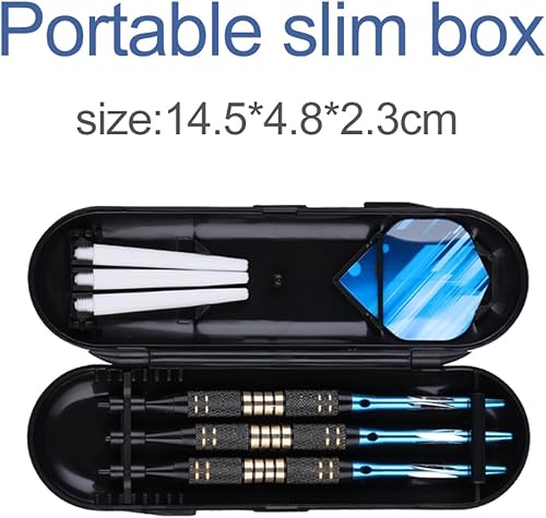 Miniatura 6 de sanfeng Juego de dardos de punta suave de 180.71 oz, punta de plástico profesional con barril de latón + ejes de aluminio + 50 juntas tóricas de