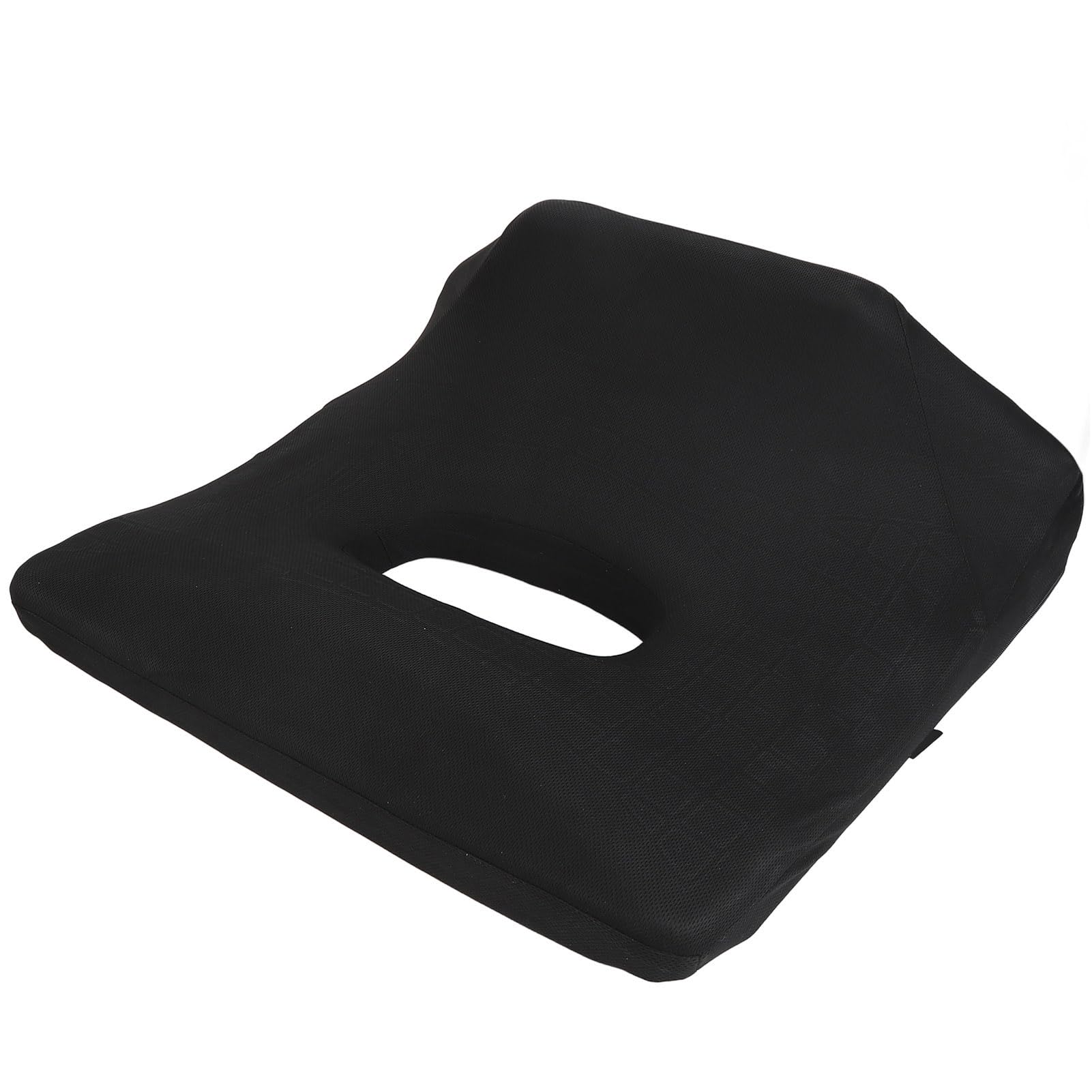 Cojín Antiescaras con Soporte para las Piernas, Cojines Transpirables de Espuma Viscoelástica para el Hueso del Trasero, Cojín Antiescaras con Diseño Hueco de Forma Ovalada para Ancianos, Postrados en