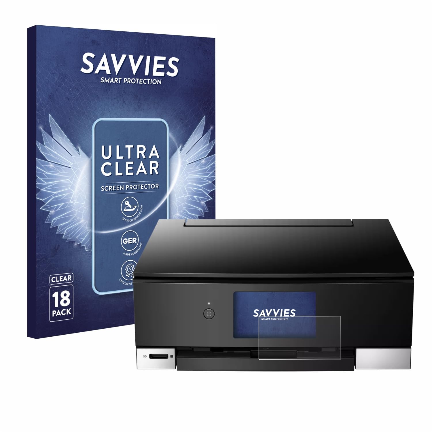 savvies Screen Protector for Canon Pixma TS8350 Protection Film Clear 18-Pack