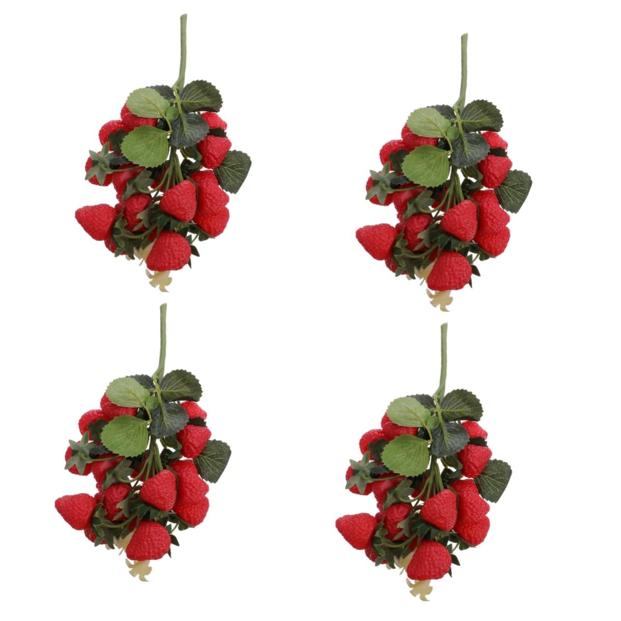 PRETYZOOM 4 Pezzi Di Fragole Decorative Per La Casa Frutta Artificiale Realistica Per La Cucina E Il Matrimonio