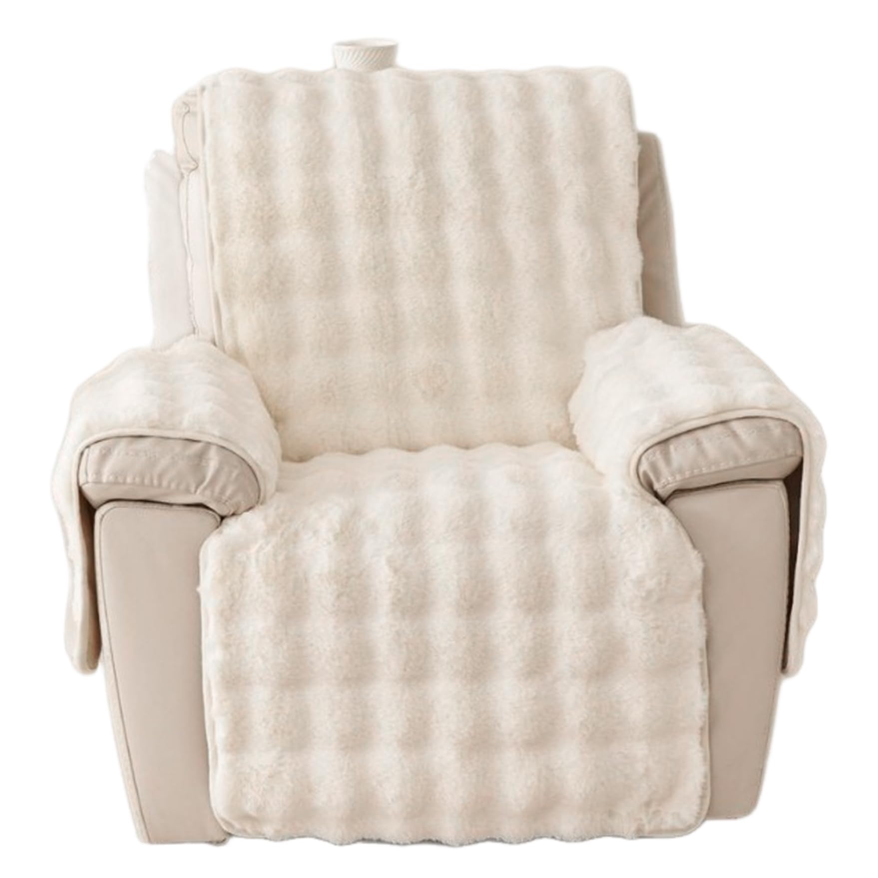 Funda de sillon lavable y calida de felpa con proteccion antiaranazos para mascotas