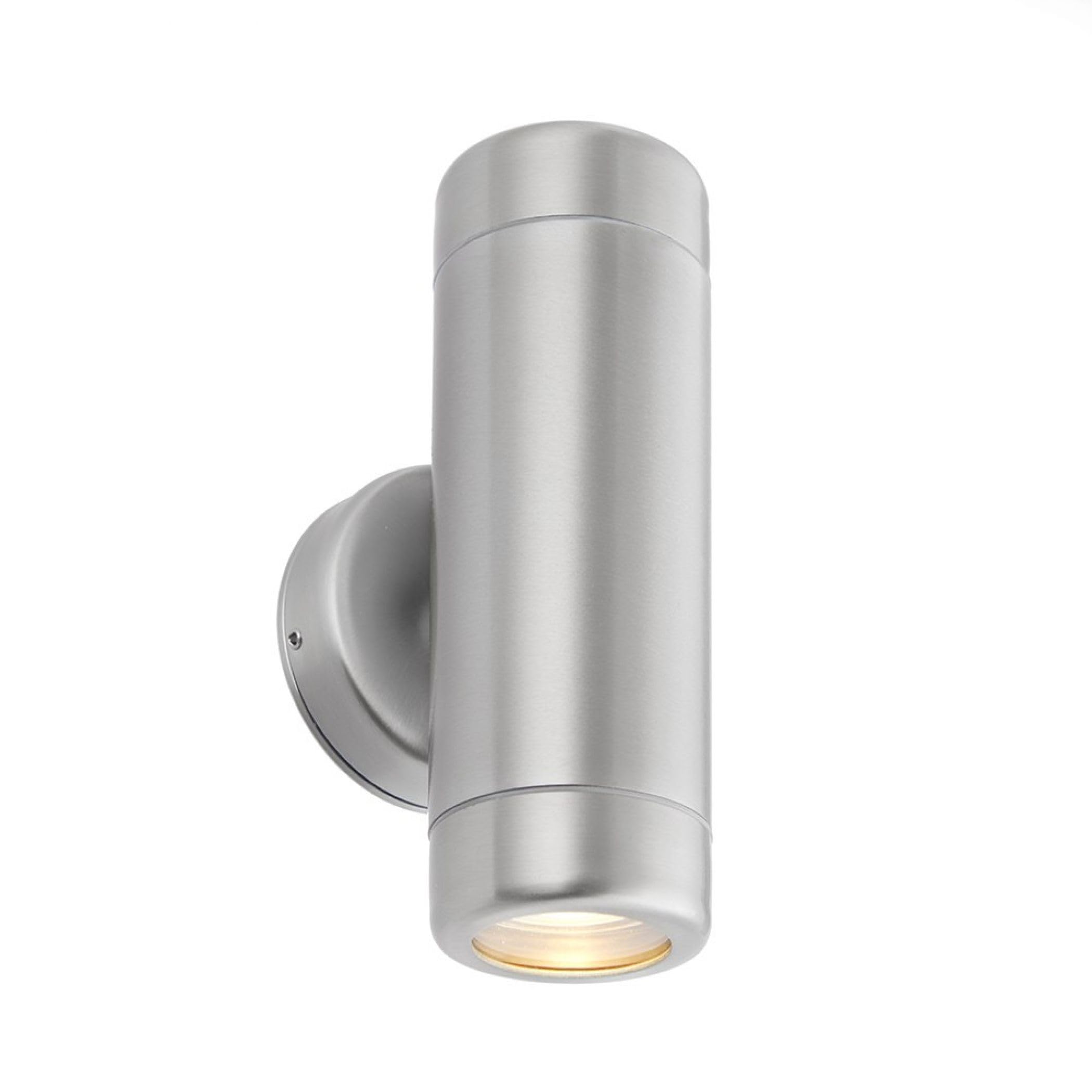 Saxby Lighting Brushed Stainless Steel Saxby St5008s Odyssey Double Spot Fixed Wall Light (Ip65, )