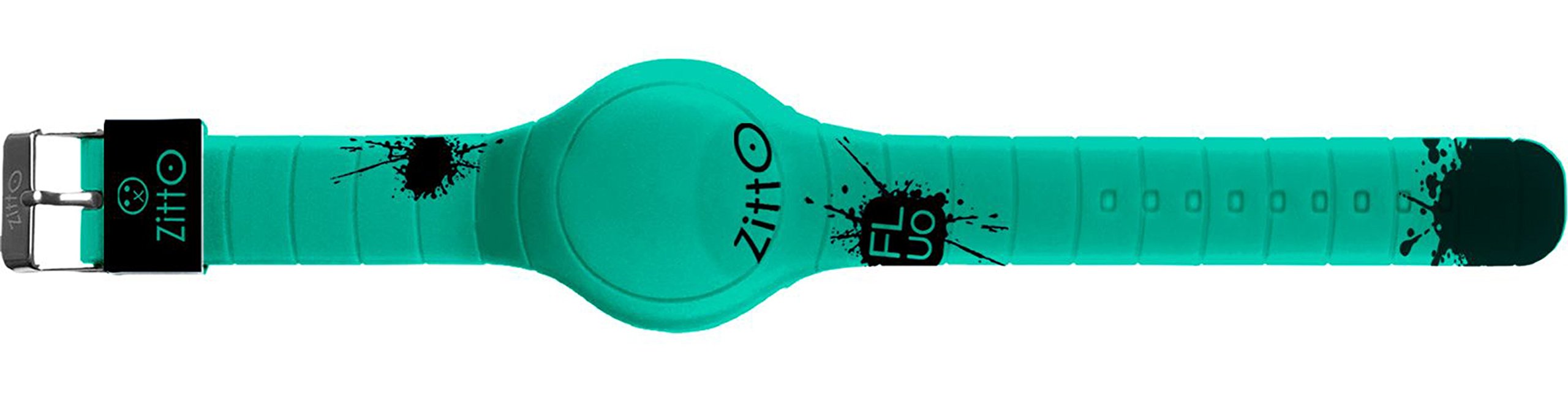 ZITTO orologio in silicone misty green, touch screen e water proof