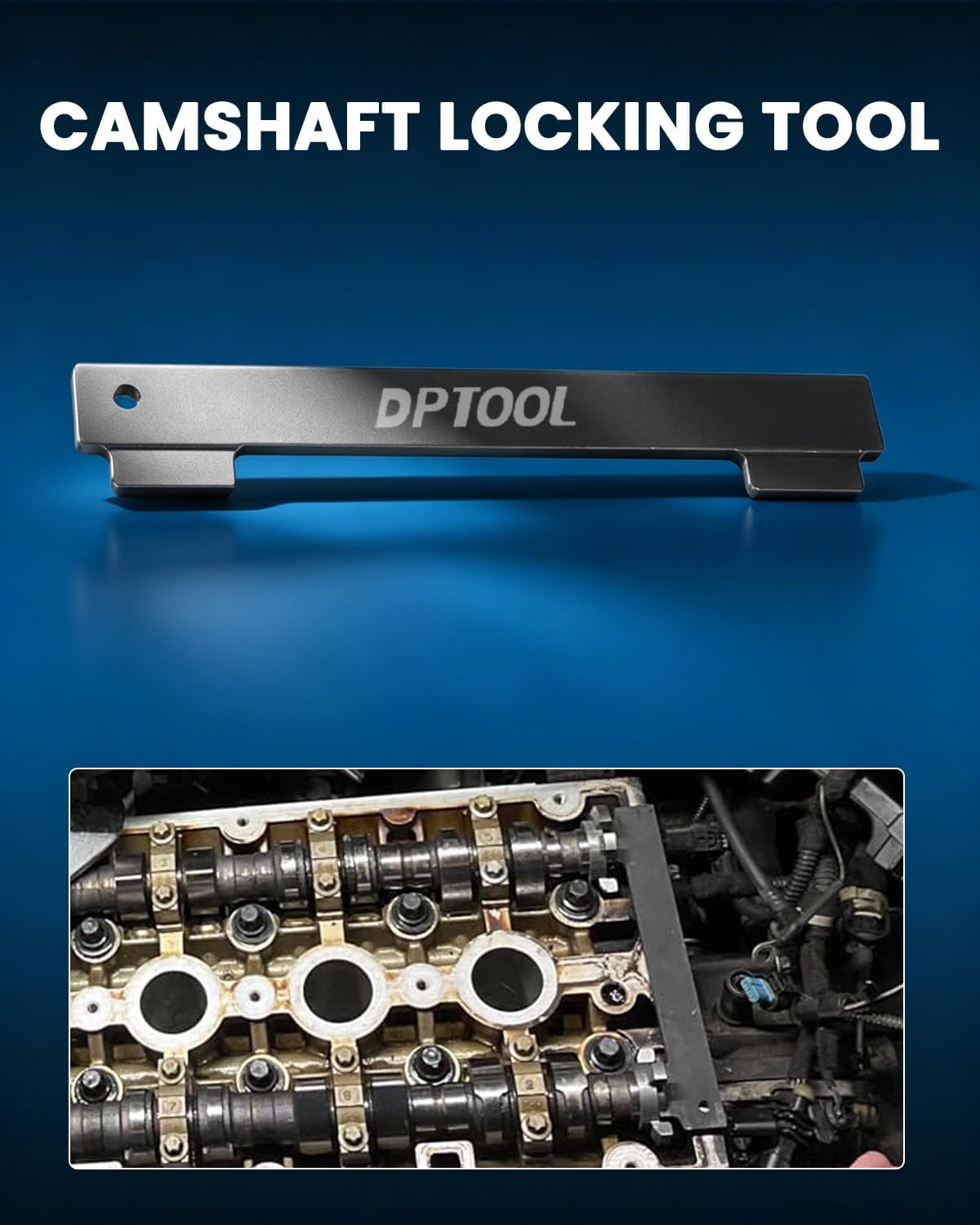 8pcs Engine Camshaft Alignment Timing Tool Kit For Chevrolet Cruze Aveo Orlando Vauxhall Opel Astra Corsa Insignia Mervia Vectra Zafira Alfa Romeo Fiat 16V 1.4 1.6 1.8 with 41mm Water Pump Wrench
