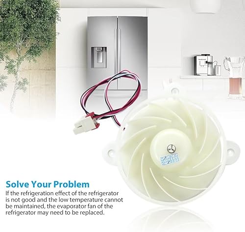 Miniatura 5 de DA31-00287B  ARES2120RA - Motor de ventilador evaporador blanco para refrigerador Samsung