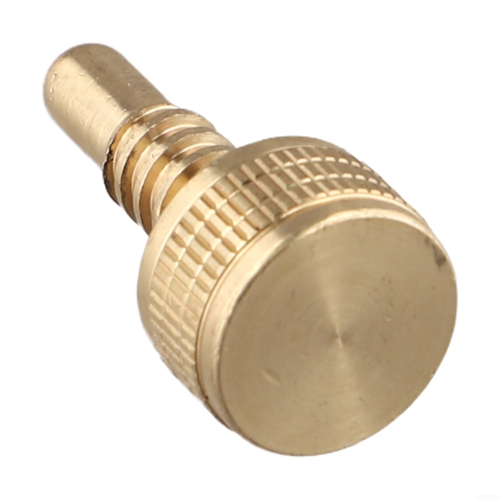 snowchecking Golden Brass Pool Cue, Extension Screw Billiards Weight Bolt Connector, Replacement Accessory for Snooker 17mm Length(Standard round tooth)