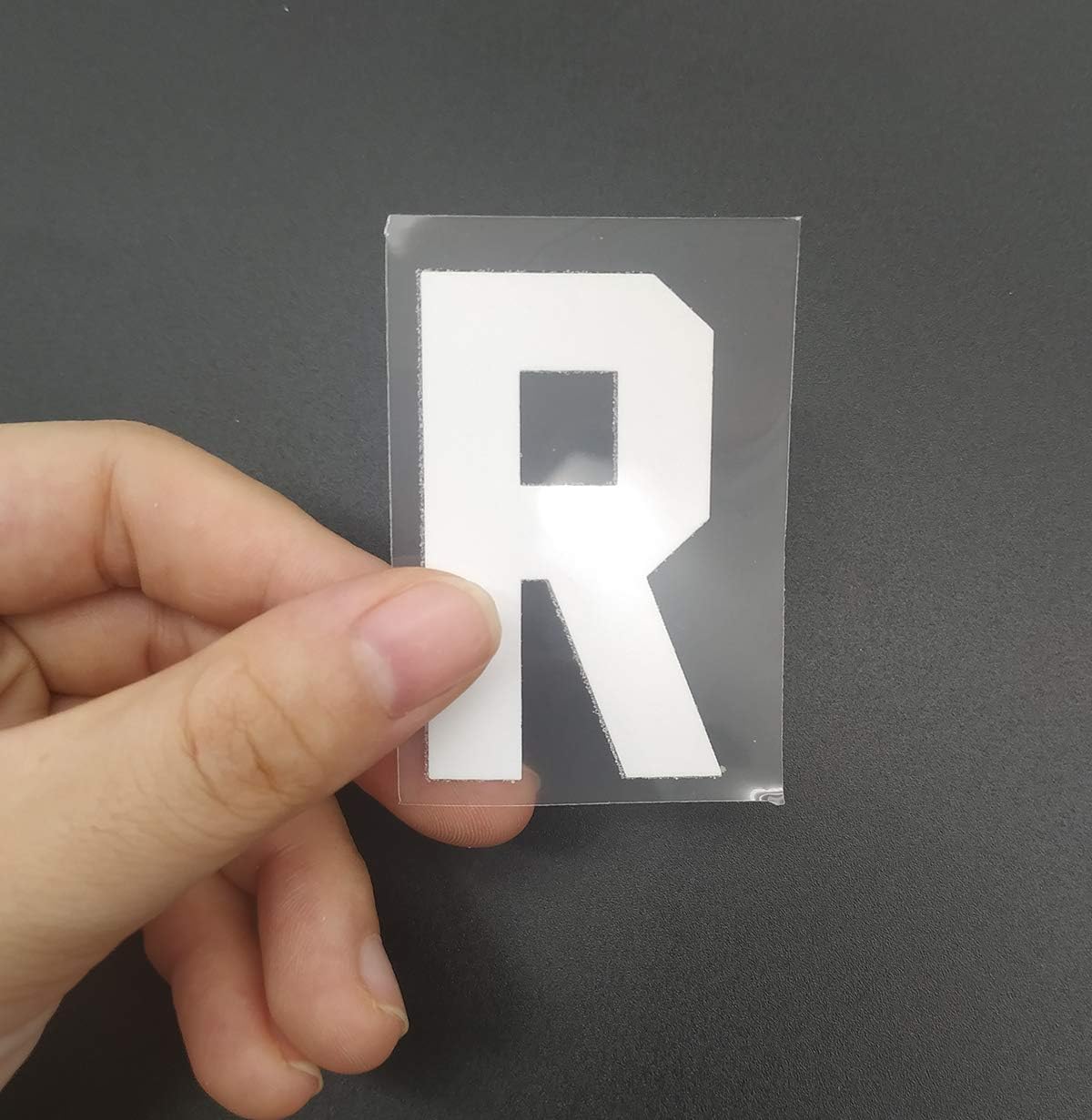 78 Pieces 2 Inch Iron On Letters A to Z Heat Transfer Letters Paper for Clothing Sport Jersyes T Shirts Team Name(White)