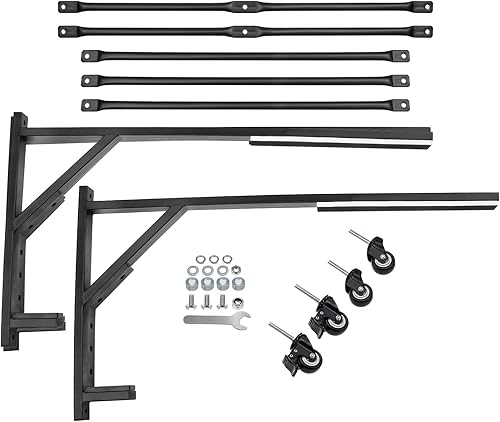 A-Premium Carrito de almacenamiento rígido negro con cubierta antipolvo compatible con Chevrolet Corvette Porsche 911 Boxster Mercedes-Benz SL320