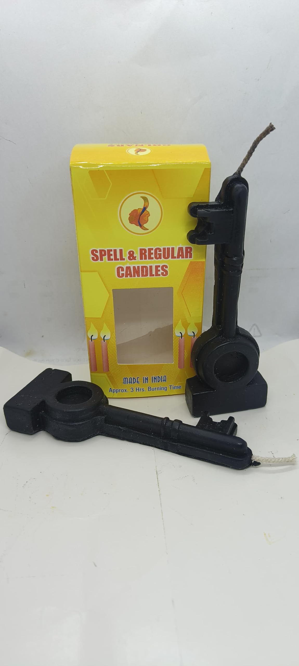 Black kuber Key, Spell, Wicca Candle, unblock Your raod to Money (Pack of 2)