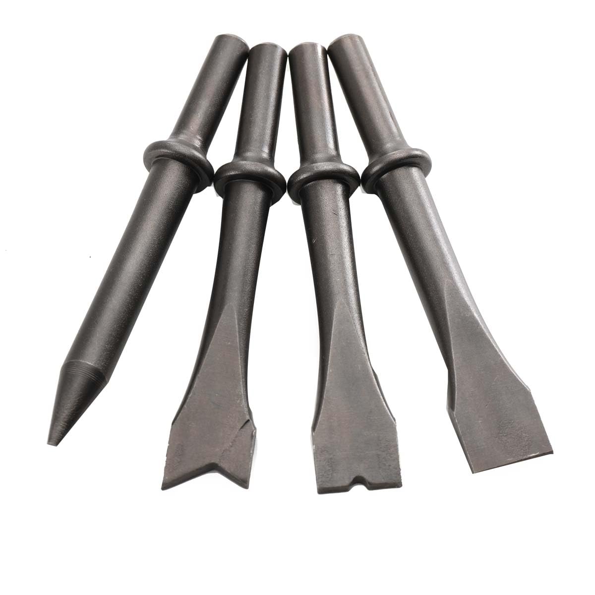 juego de 4 martillos, juego de cinceles y cepillo de agujas para piedra y metal, cincel aire comprimido, pala para martillo aire comprimido