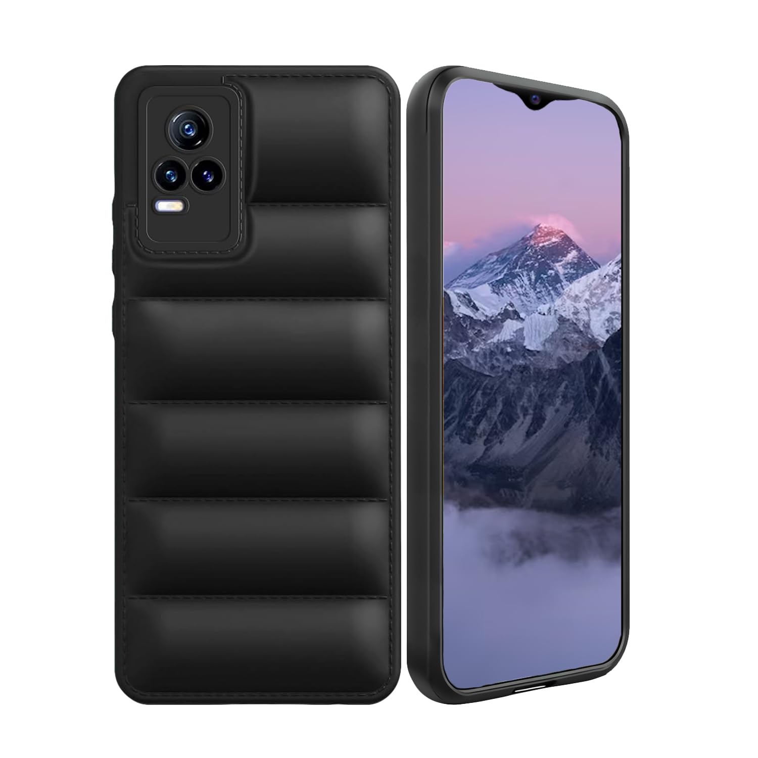 V-TAN Puffer Case Camera Protection Soft Back Cover for Vivo V20 (Black) (B0CVQNNC5M) Amazon Price History, Amazon Price Tracker