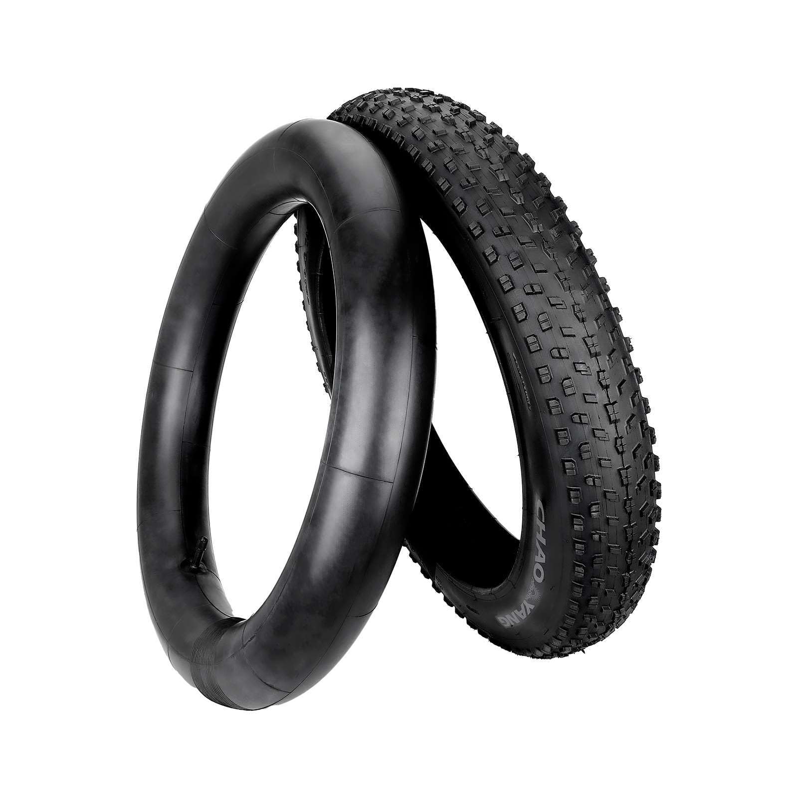 Pneu tout-terrain 20 x 4,0 (intérieur et extérieur) pour vélo électrique ENGWE L20/L20 Boost, Evercross EK30, chambre à air 20 x 4,0" pour VTT et snowbikes