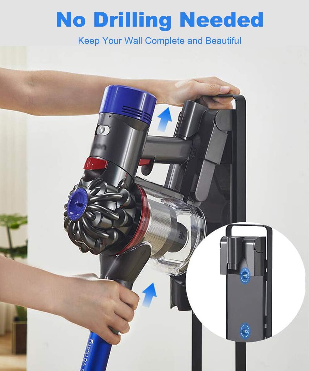 TPDL Vacuum Stand Storage Stable Bracket Holder Compatible with DYS-on V6 V7 V8 V10 V11 DC30 DC31 DC34 DC35 DC58 DC59 DC62 DC74 Handheld Cordless Cleaner