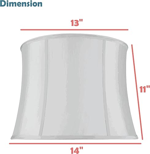 Miniatura 4 de Aspen Creative 30041A - Pantalla de araña con forma de campana de transición, marrón, 14 pulgadas de ancho (13 x 14 x 11 pulgadas)