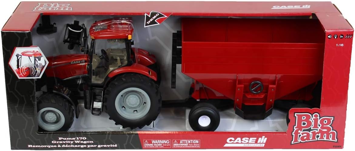 ERTL 1/16 Big Farm Case IH Puma 170 with Gravity Wagon 47246