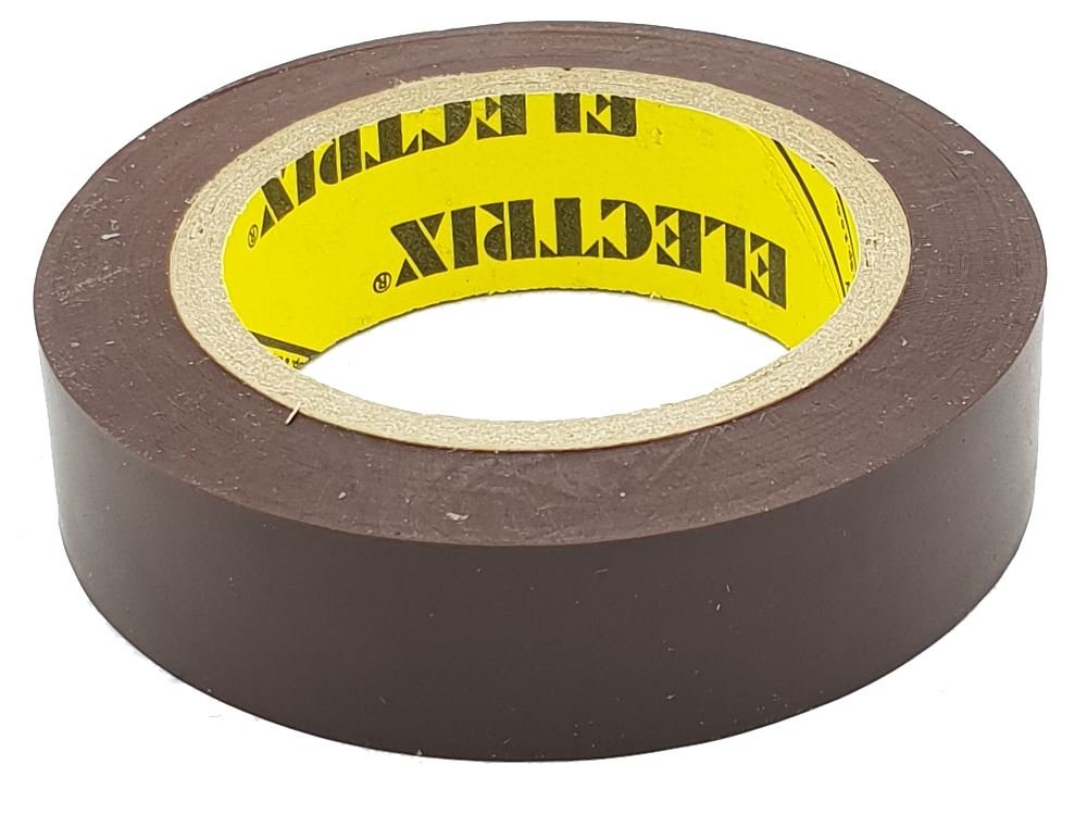 Brown Electrical Waterproof Insulation Insulating Tape 15mm x 10m