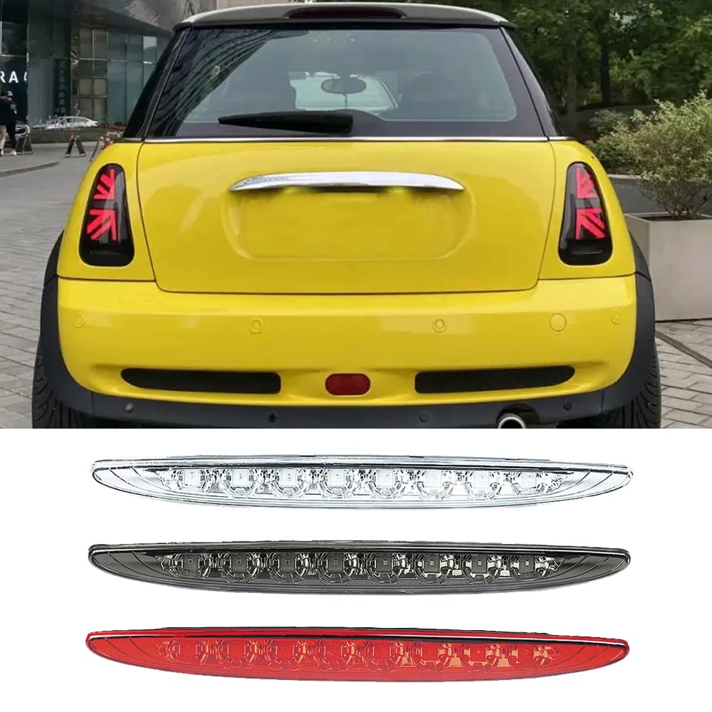 Terza Luce Stop LED Per Mini Cooper R50/R53 2002-2006 - Compatibile Con 63256935789, Lente Rossa