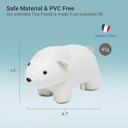 Miniatura 10 de Little Big Friends Tiny Friends  Juguete de sonajero  Animal de peluche especial  Fácil de limpiar  Adrien The Dog