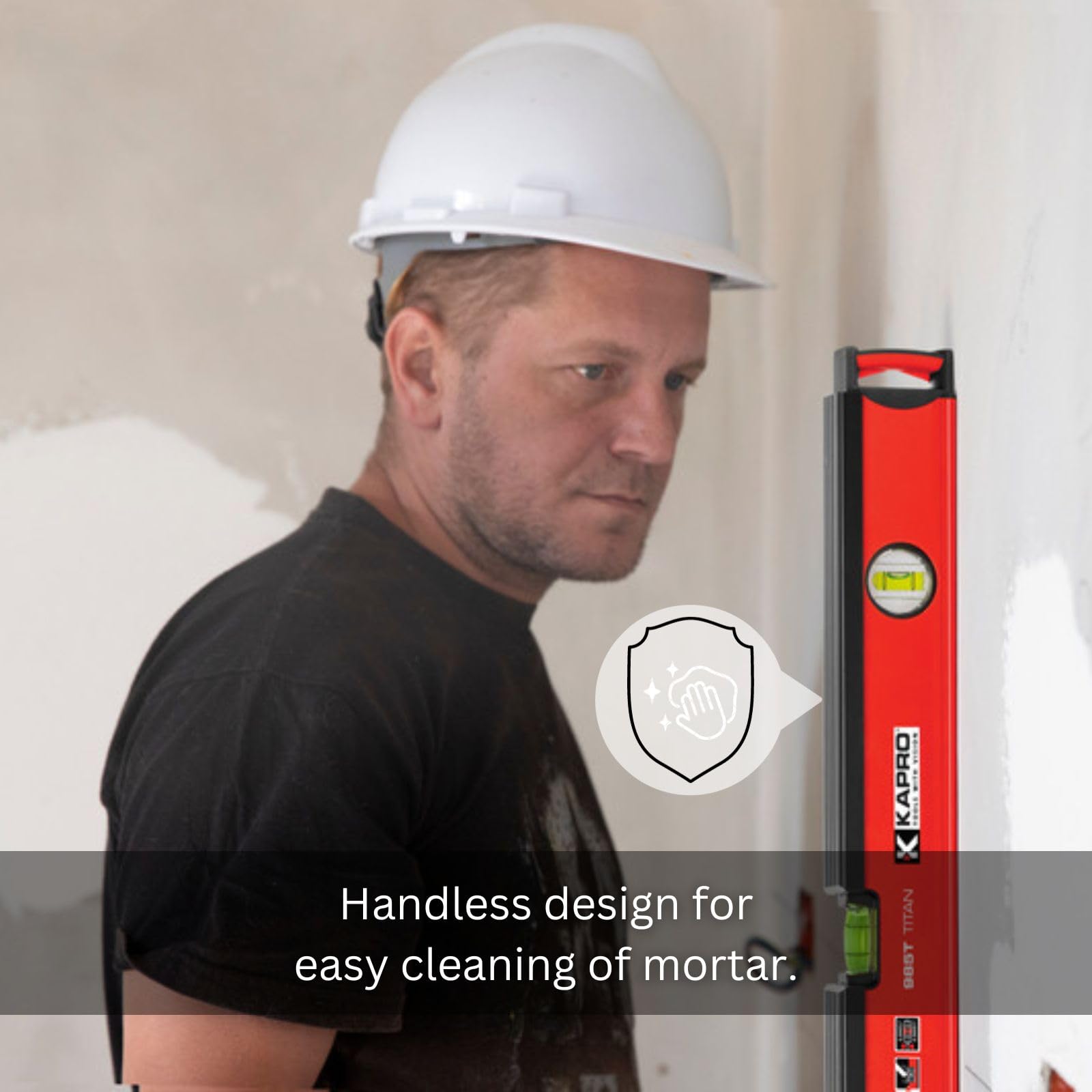 Kapro 48" Titan Mason Box Level - Handless Design -4