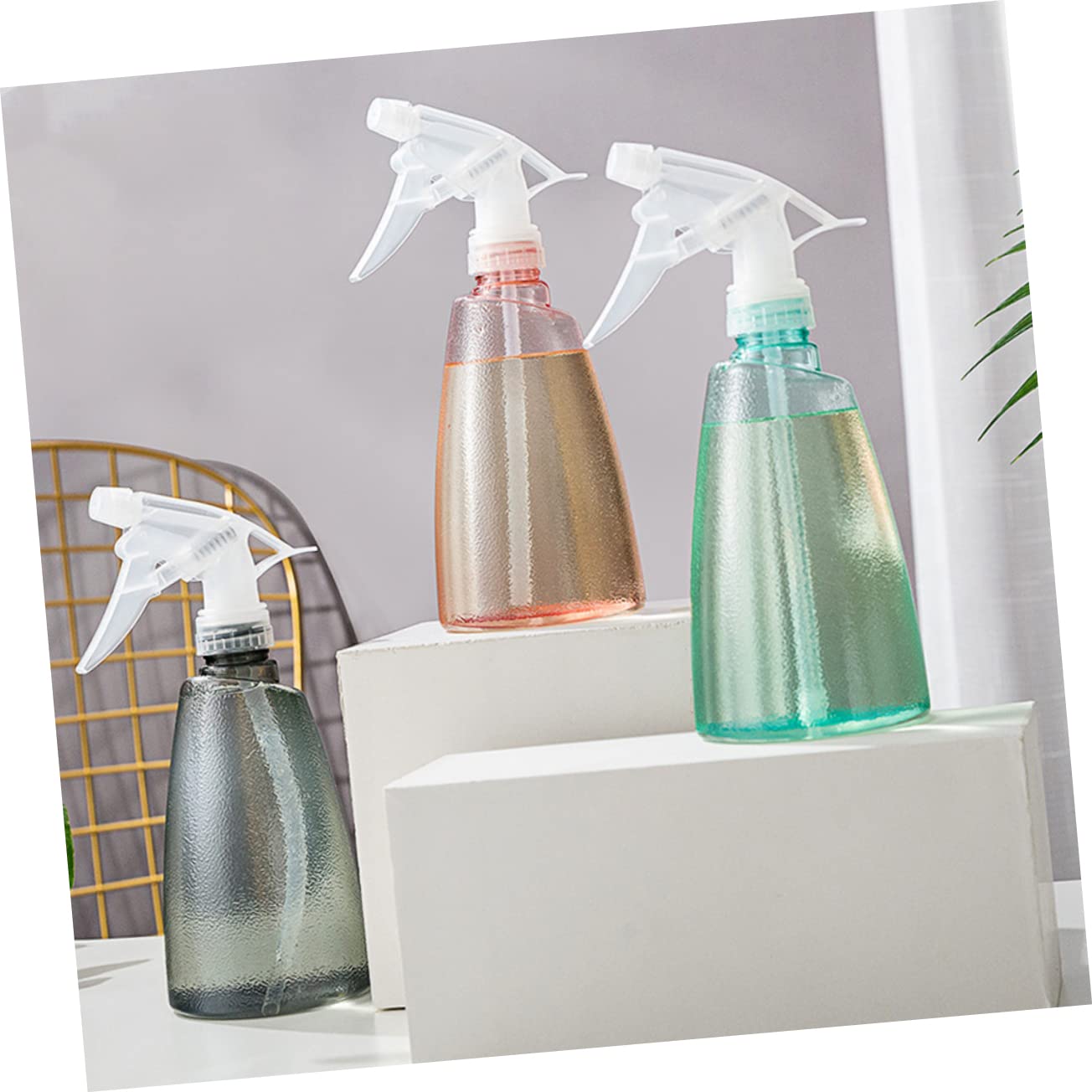 BESPORTBLE Lot De 2 Vaporisateurs Vides De 500 Ml Arrosoirs De Jardin Rechargeables Vaporisateurs Légers Et Anti-fuites 5 Pièces X 2