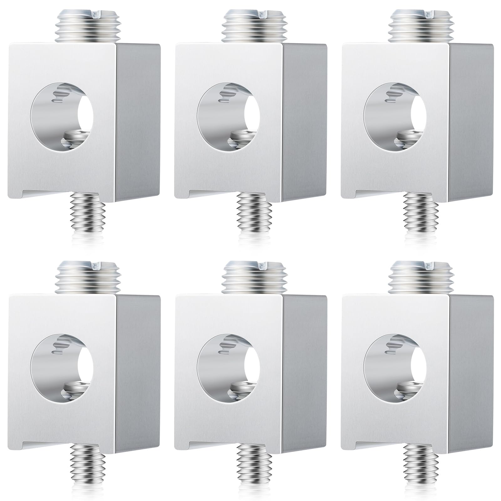 Blulu 6 Pieces Neutral Ground Lugs 4-2/0, Aluminum Breaker Lug Kit