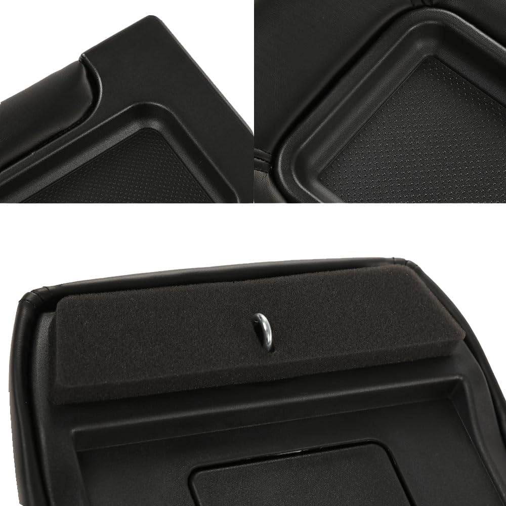 ALLGOOD Armrest Center Console Lid Repair Kit Black Compatible with 1999-2007 Chevy Silverado Avalanche Suburban GMC Sierra Yukon Cadillac Escalade