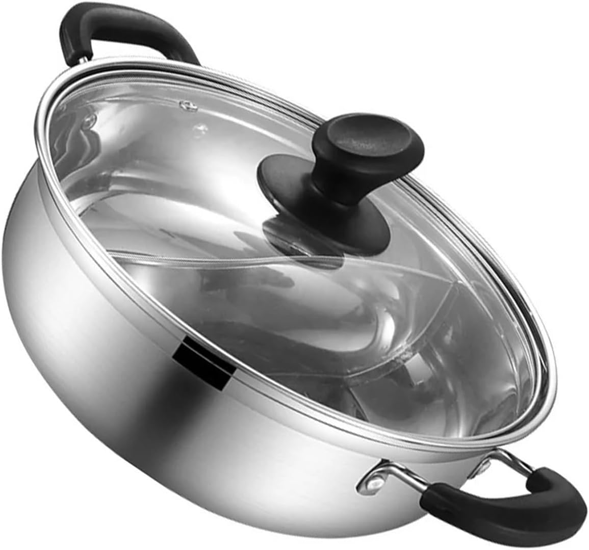 Stainless Steel Mandarin Duck Pot Kitchen Accessory Supply Household Hot Cookware Practical Containers Fondue