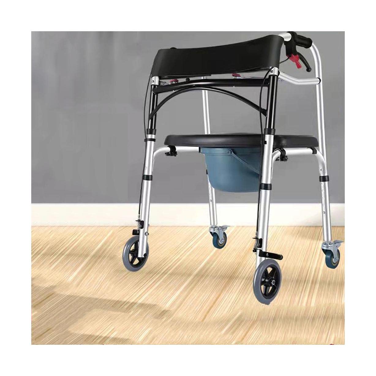 Cadre de réadaptation pliable avec bâton d'assistance pour handicapé