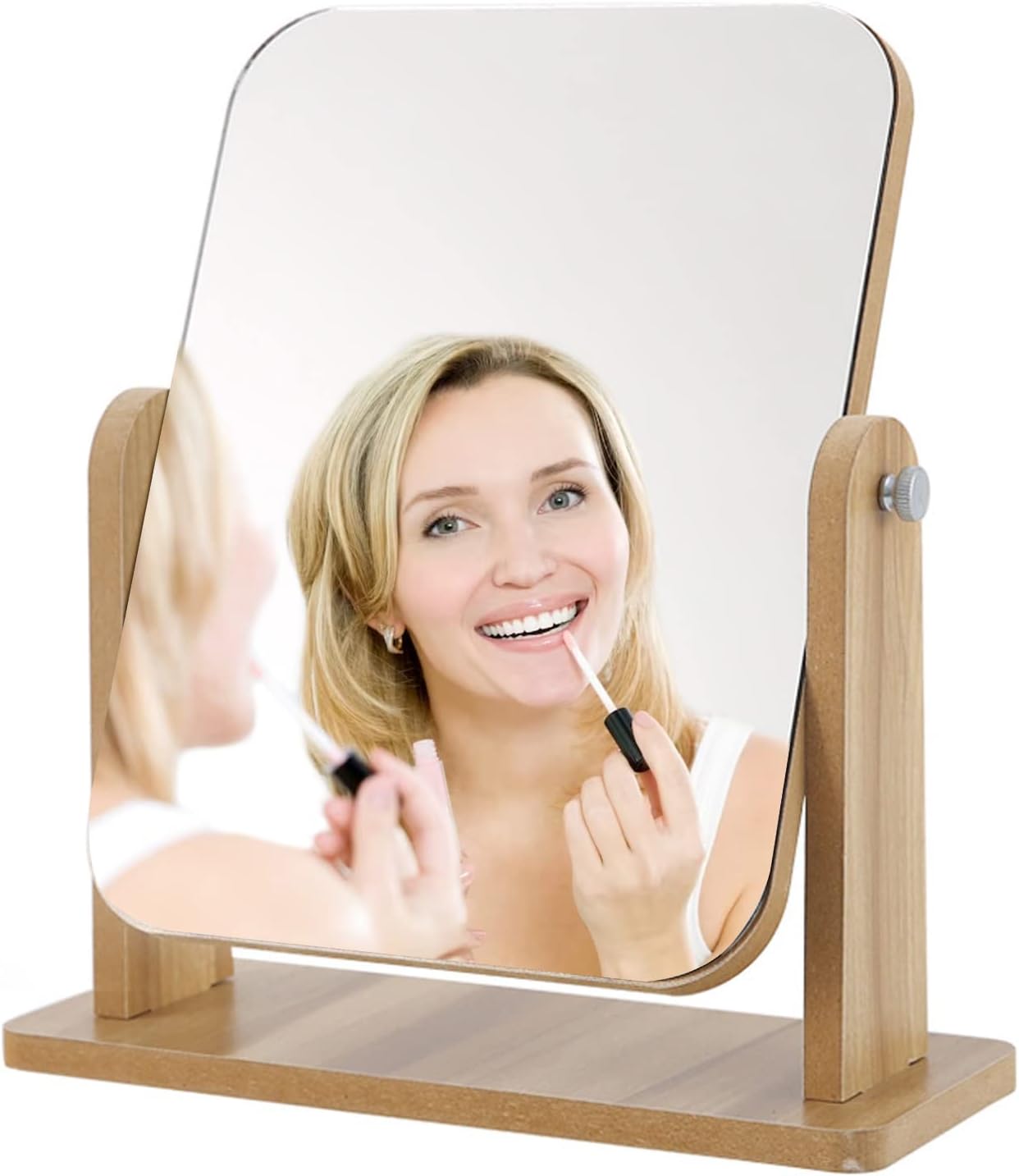 SAMSUNGLIFE Vanity Mirror For Dressing Table Free Standing Desk