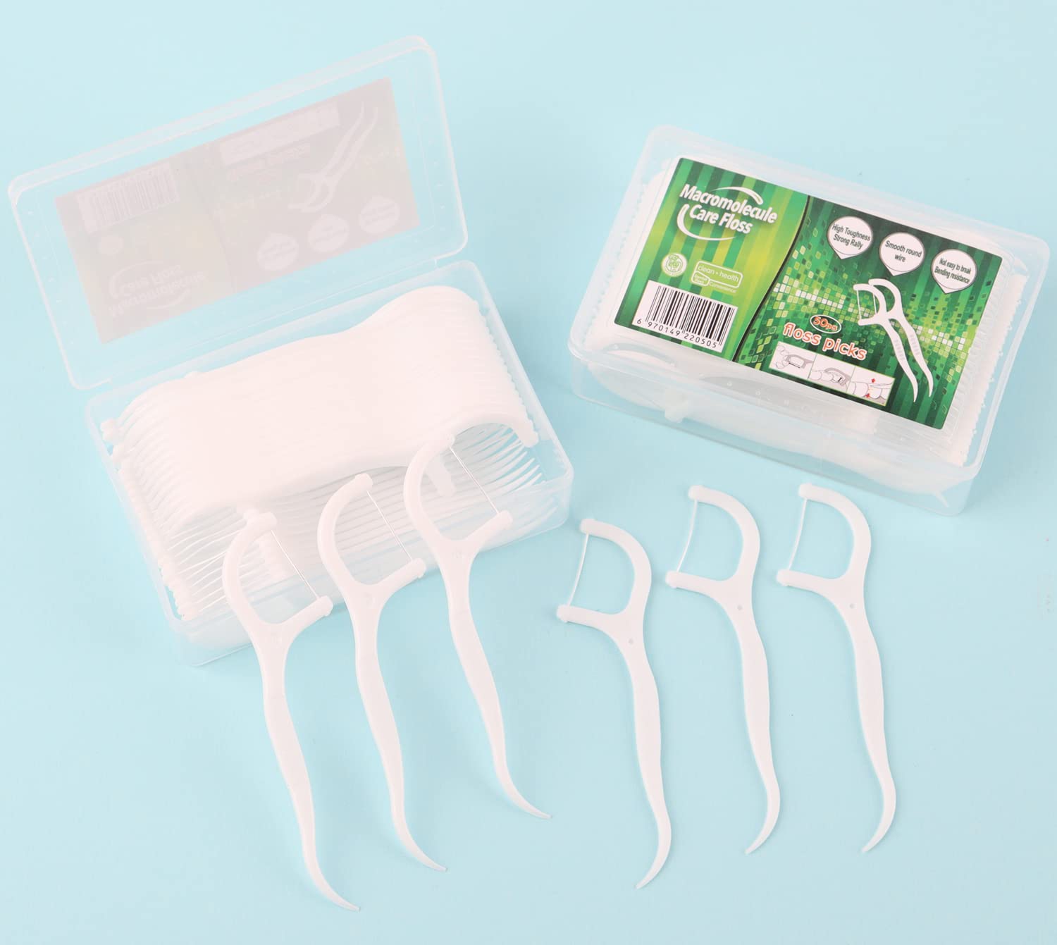 Filo interdentale per filo interdentale, filo dentale/dentale Flosser con design a Y, filo interdentale usa e getta (300 pezzi)