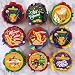 Fyeoxle 48PCS Edible Mexican Fiesta Cupcake Toppers Wafer Paper Cinco de Mayo Cupcake Picks Cactus Donkey Maraca Sombrero GuitarCupcake Toppers for Mexican Fiesta Theme Party Decor Supplies