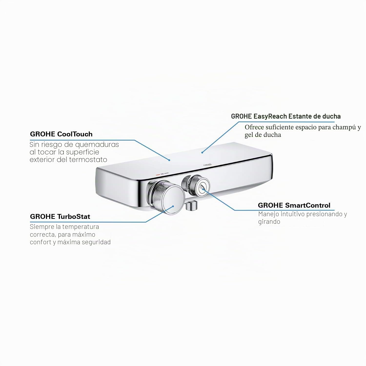 Grohe Grohtherm 4000 - Termostato, Cromo (Ref. 34719000)