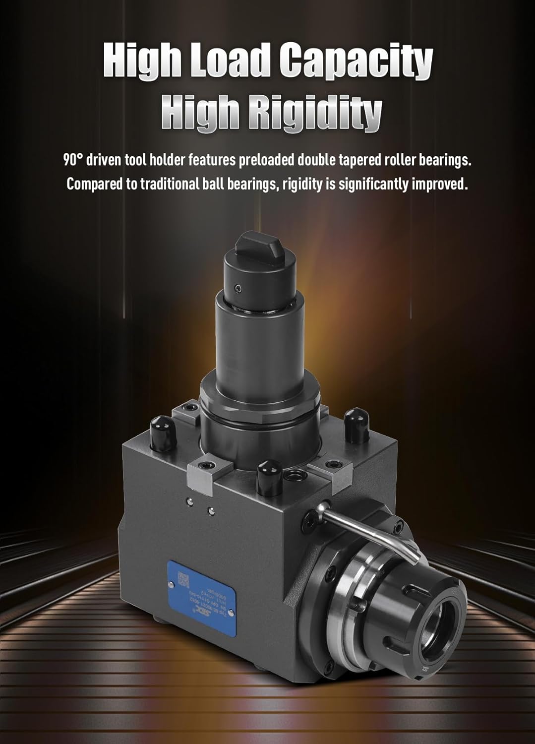 BMT55 Driven Tool Holder 90 Degree Radial Driven Tool Holders BMT55-90°-60-ER32 Precision CNC Lathe Tool Holder BMT55 Live Tool Holders External Clamping Turret Driven Holder