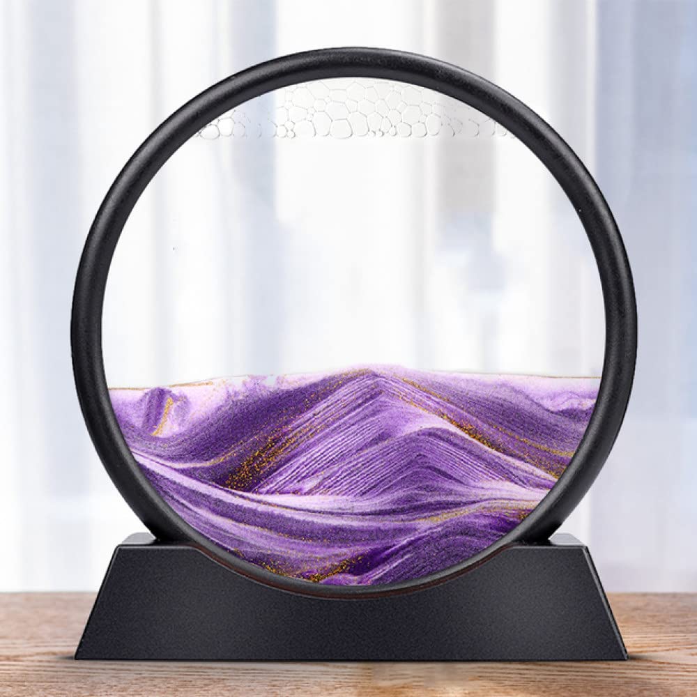 Quicksand peinture paysage marin Youther sablier de decompression zen pour bureau et salon