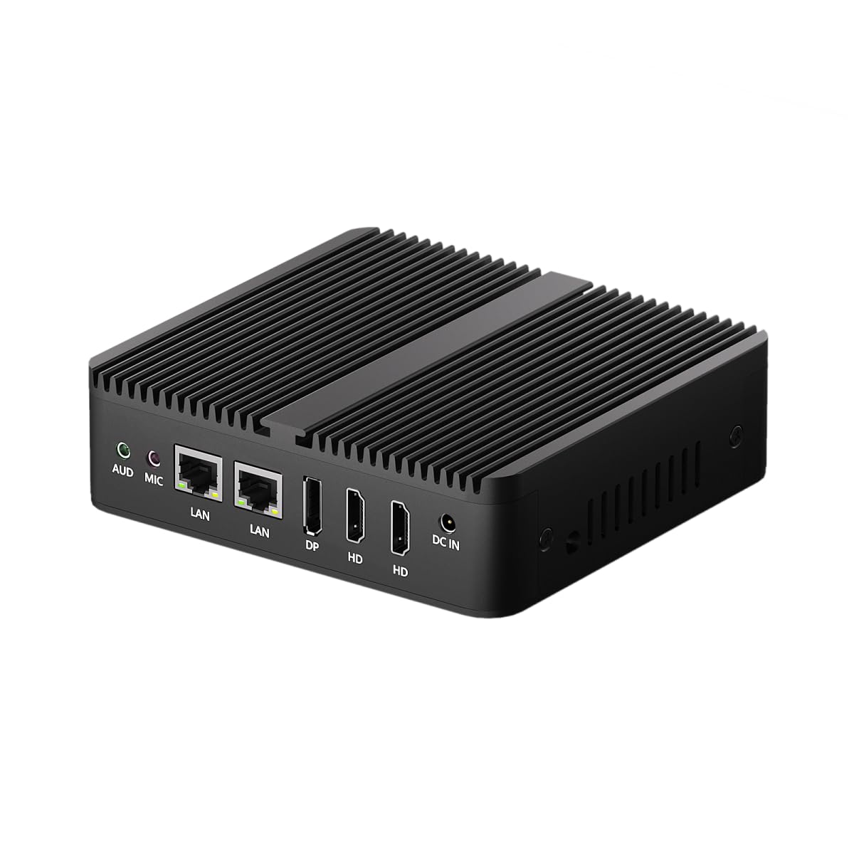 WEIDIANN100 Fanless Mini PC 12th Gen N100(up to 3.4GHz), 16GB DDR4 512GB SSD, Win 11 Pro Mini Computer Support 4K 3x Displays 2x Gigabit Ethernet USB3.0 WiFi&BT Home Office Business