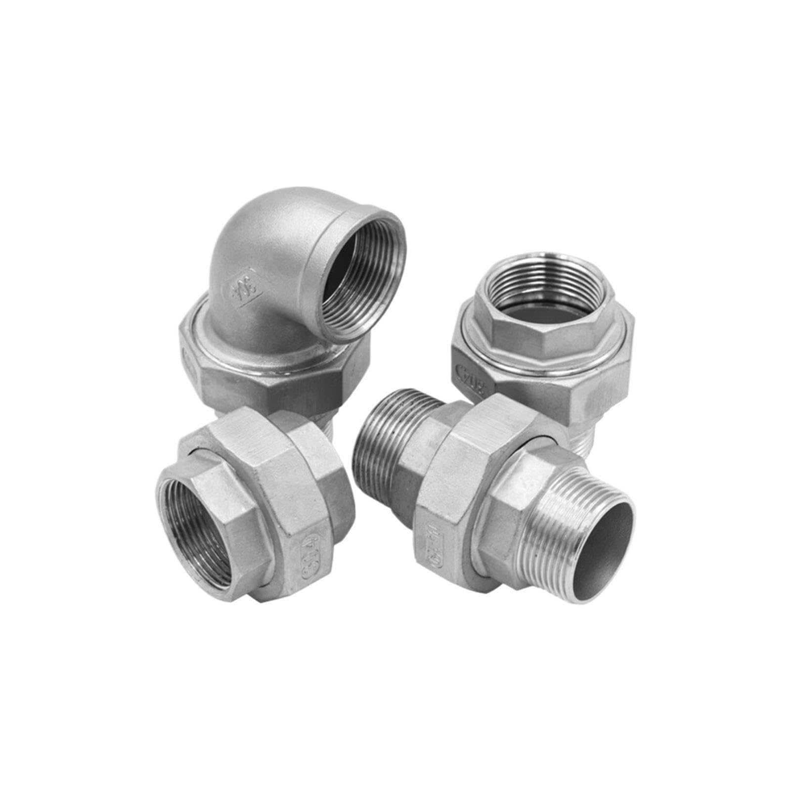 304SS BSP FF 90° Winkelverschraubung 1/4-2" Rohrverschraubung