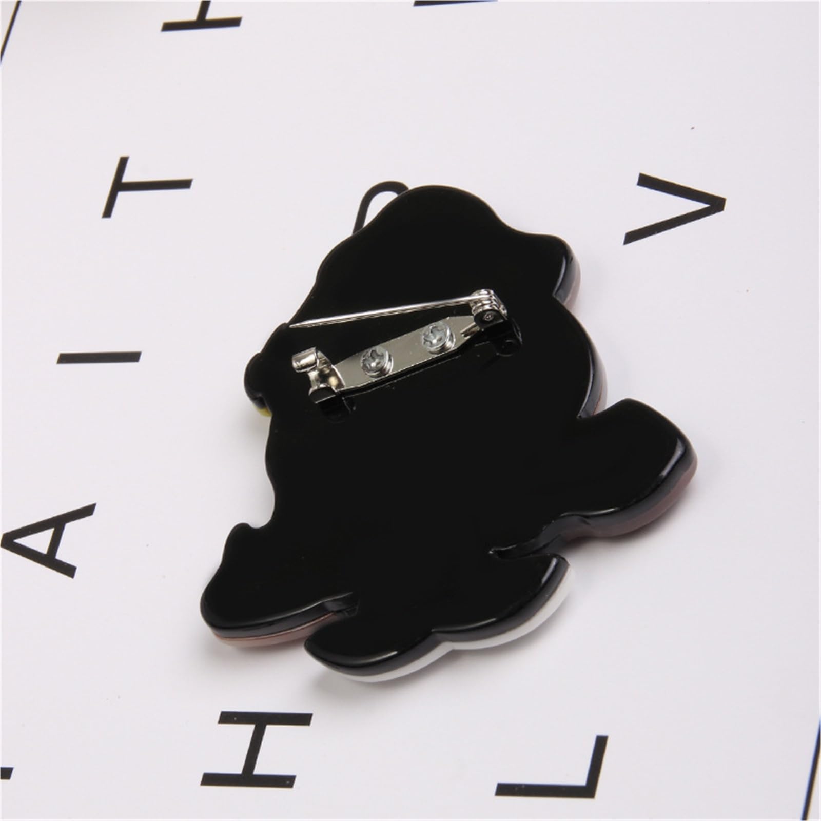 Core Blue - Broche acrílico de gama alta para mujer