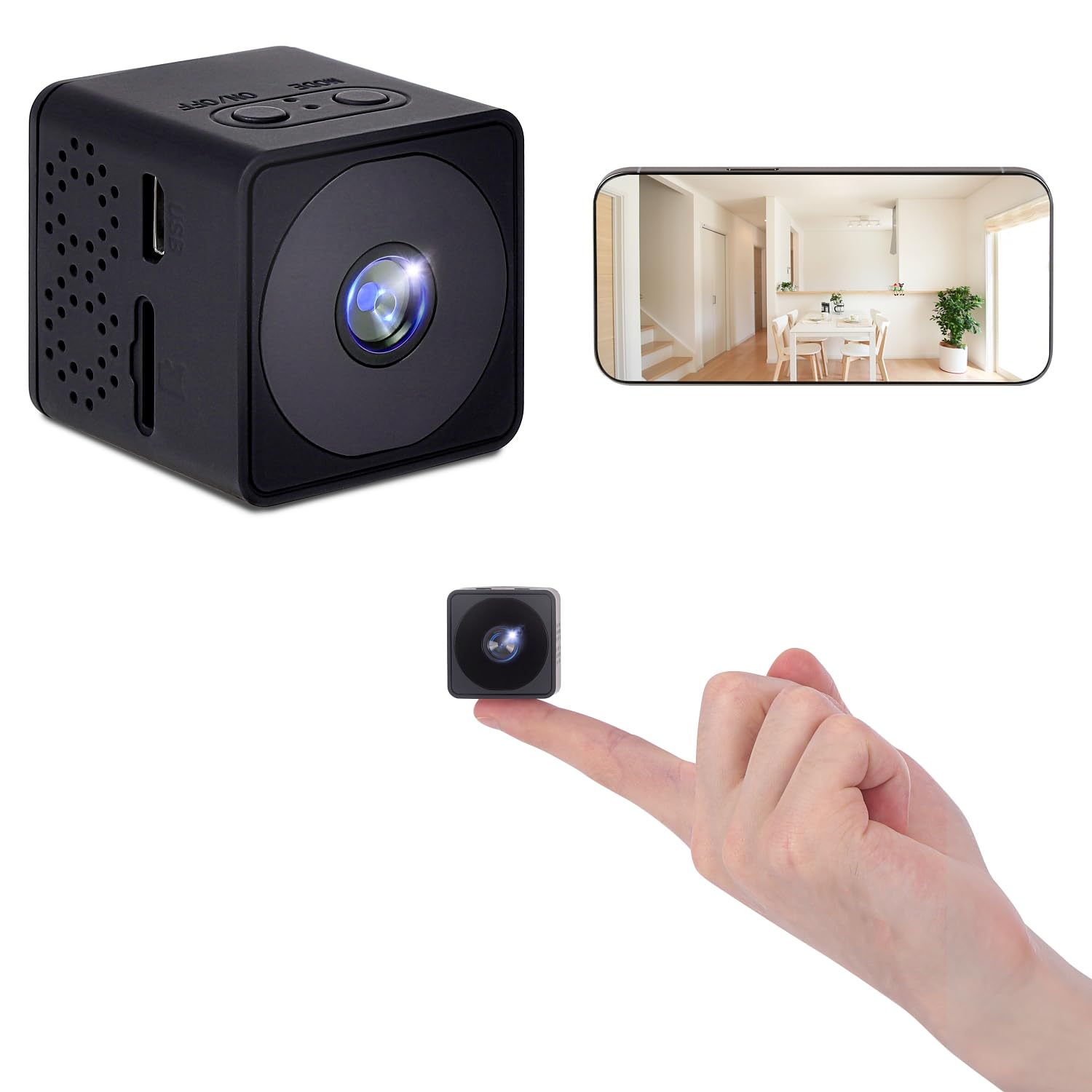 LandeeCam 小型カメラ LandeeCam 小型カメラ 驚きの超軽量39g！録画・写真撮影・ナイト