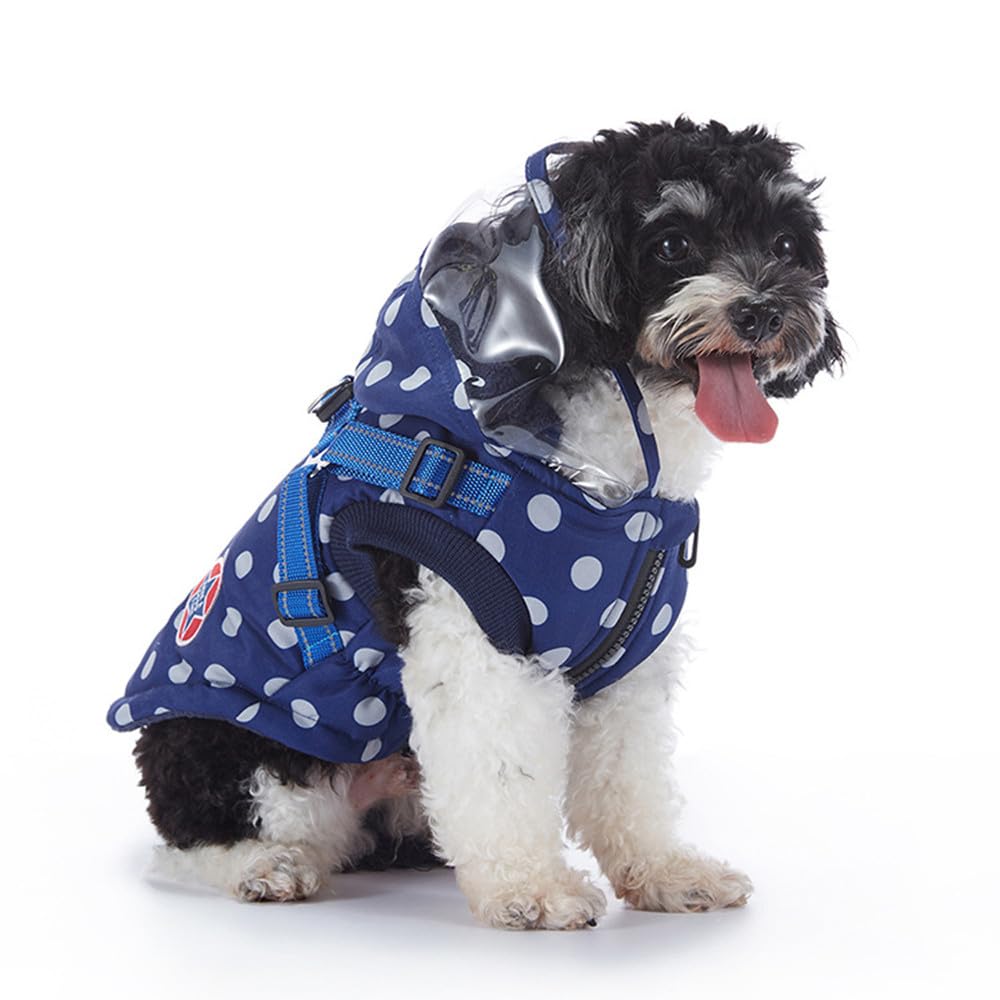 Amazon | ISUPY ペット服 ベスト 冬 犬服 背中開き コート ジャケット 