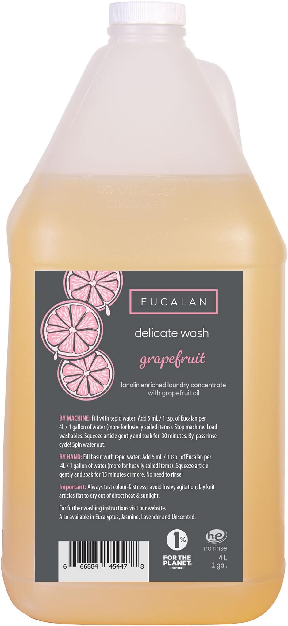 Delicate Wash Grapefruit Jug