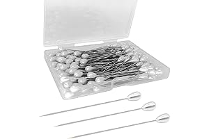 200PCS Corsage Pins, Teardrop Pearl Sewing Pins