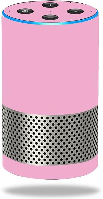 MightySkins Skin Compatible with Amazon Echo 2ND Gen - Solid Pink | Protective, Durable, and Unique Vinyl Decal Wrap Cover | Easy to Apply, Remove, and Change Styles | Made in The USA