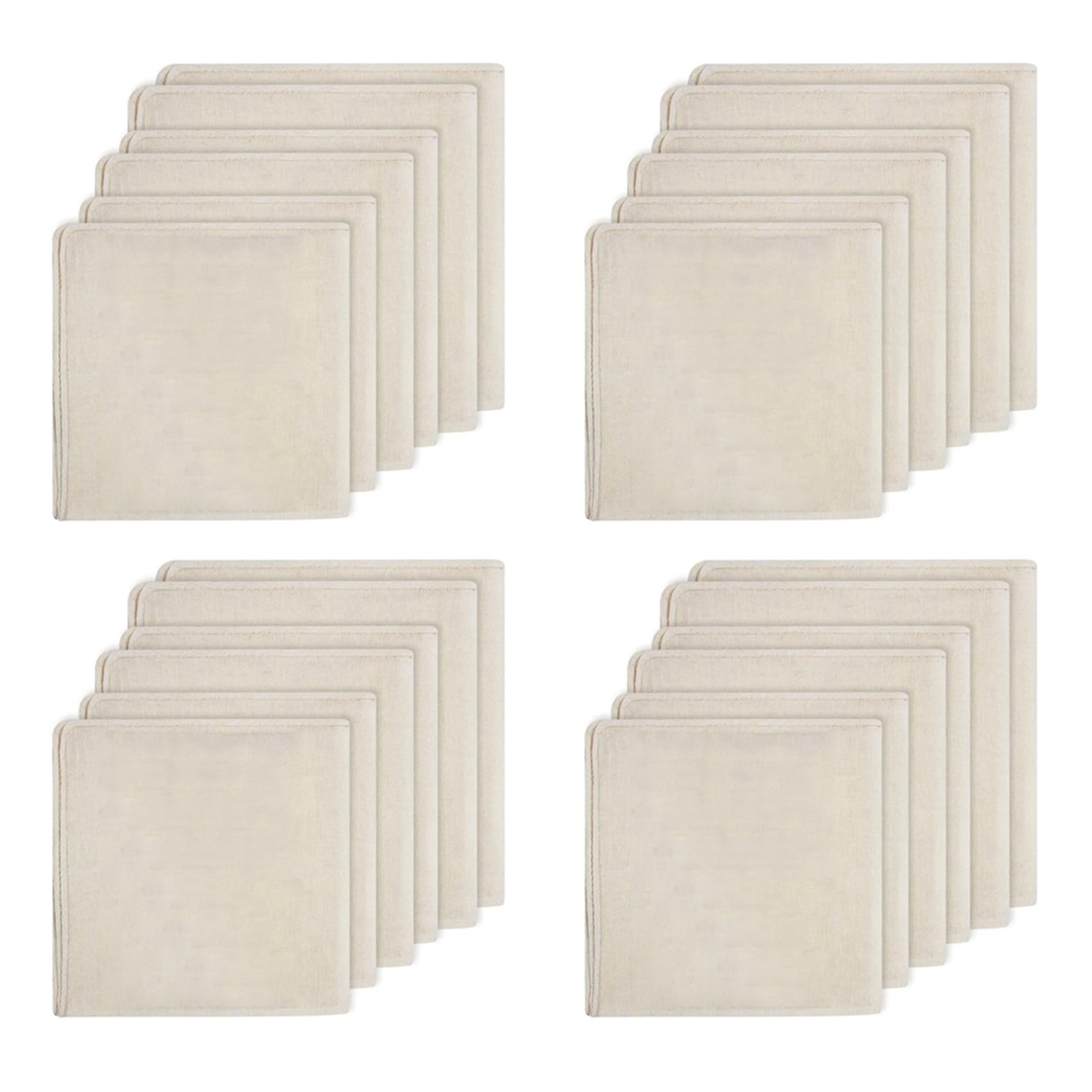 Mvosjfie 24 Pack Cheeseclothes, Unbleached Pure Cotton Muslin Clothes Soft Square Cheese Clothes For Cooking, Straining, Baking